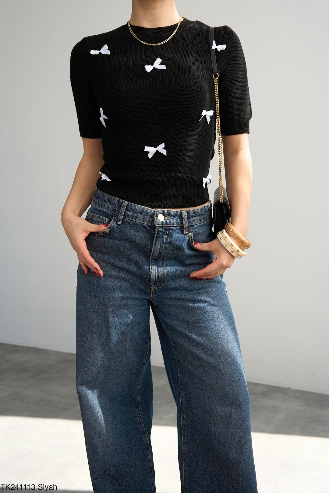 Zyra™ Bow Knit Top