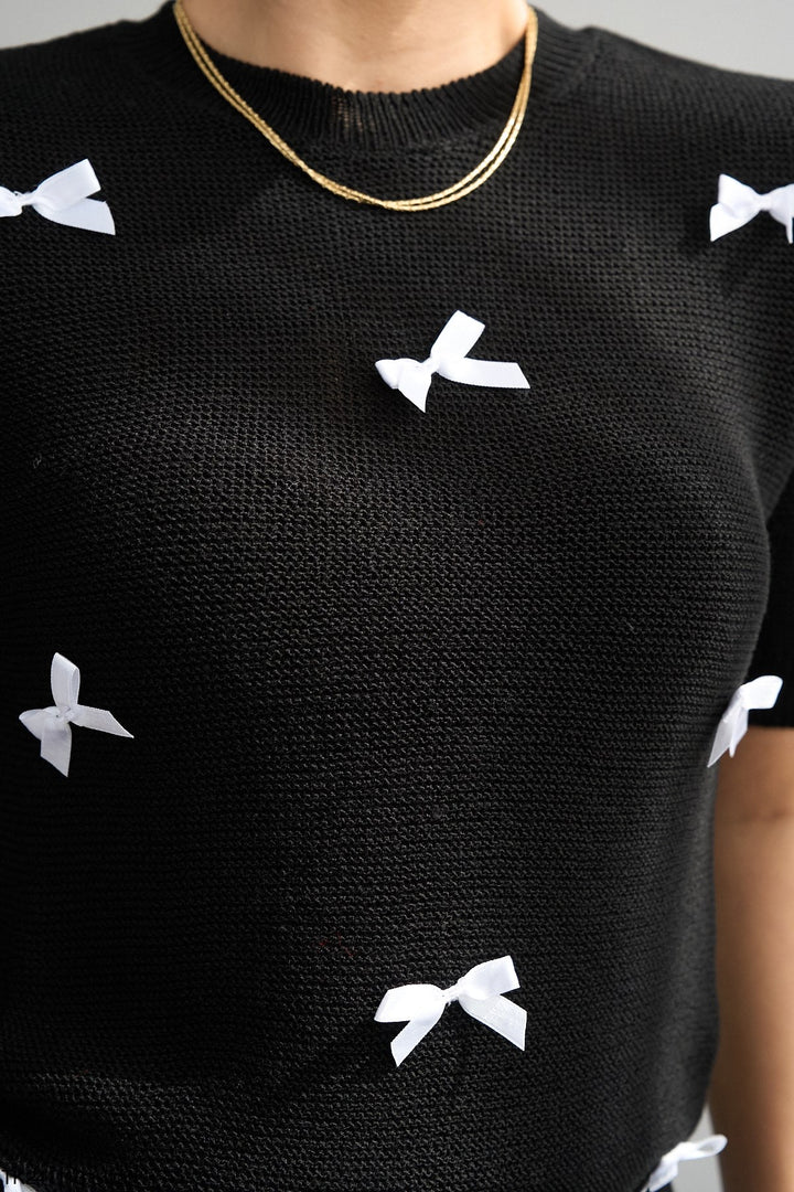 Zyra™ Bow Knit Top