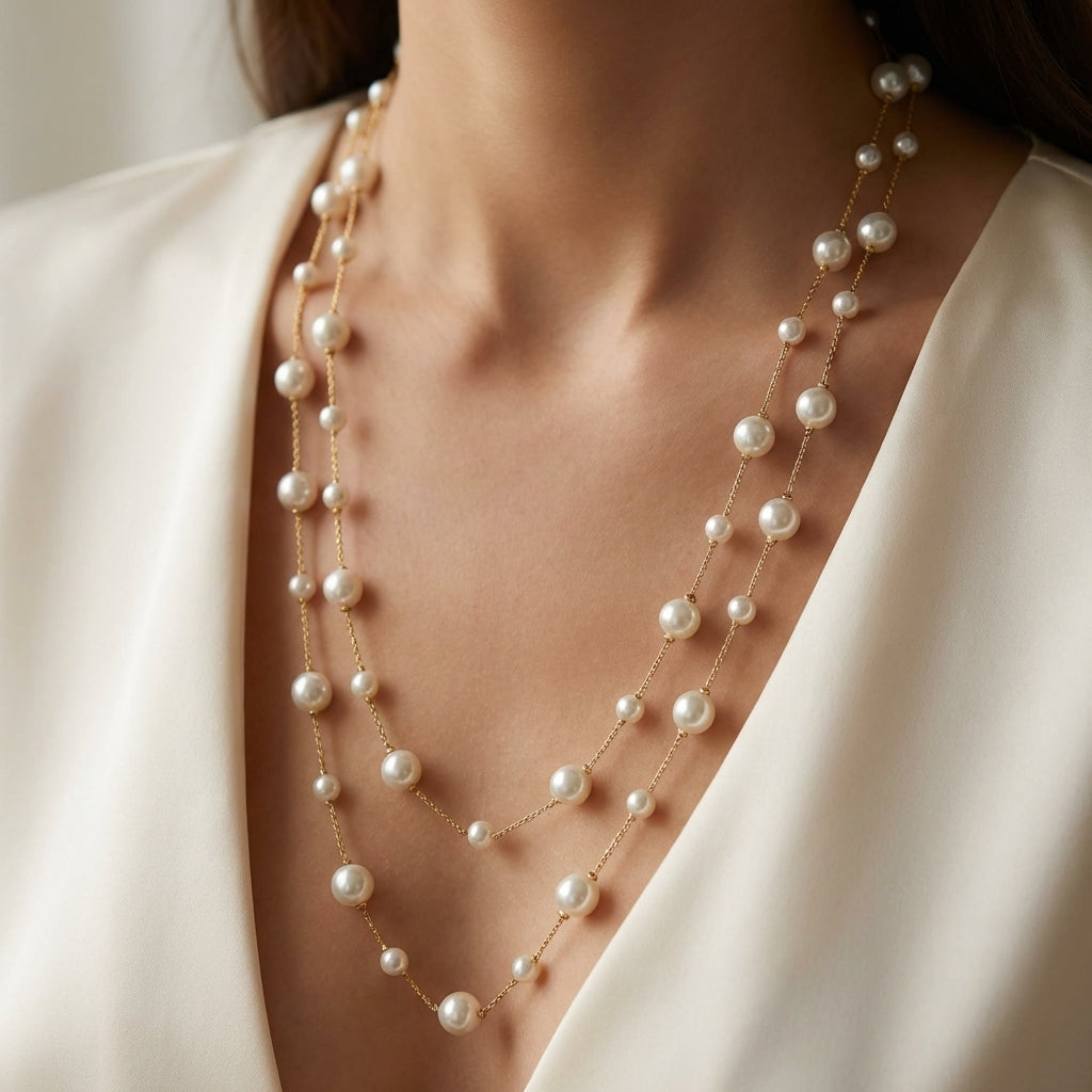 Ethereal Pearl Necklace