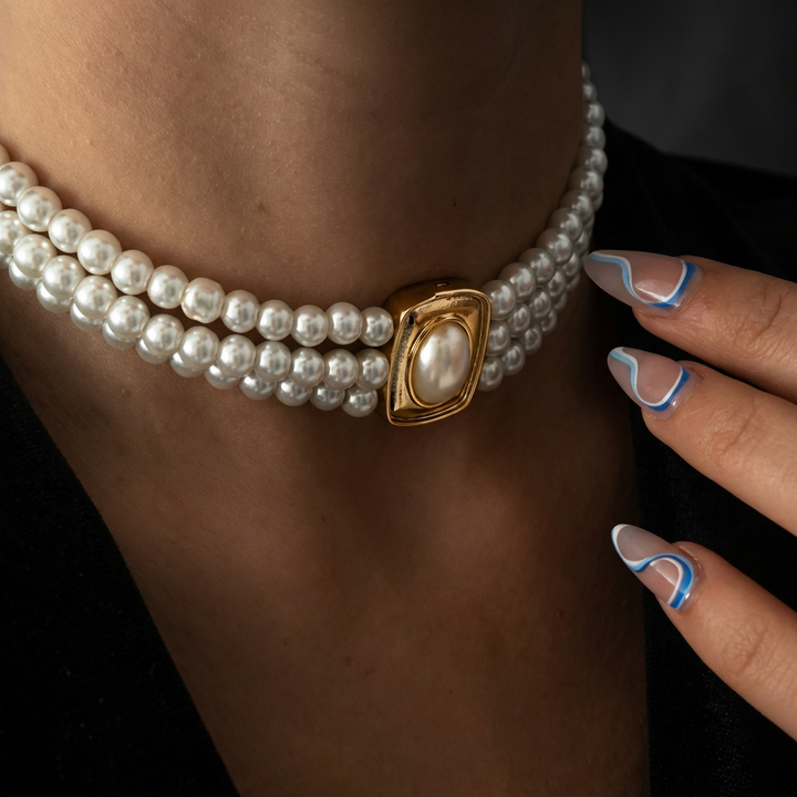 Regal Pearl Choker