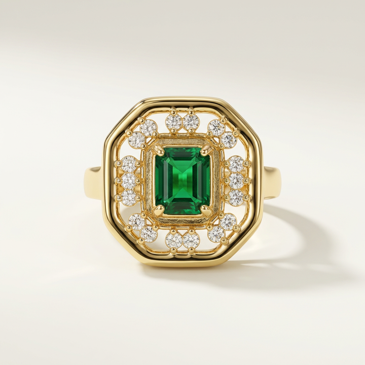 Emerald Sovereign Ring