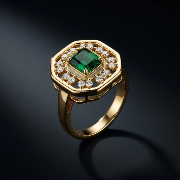 Emerald Sovereign Ring