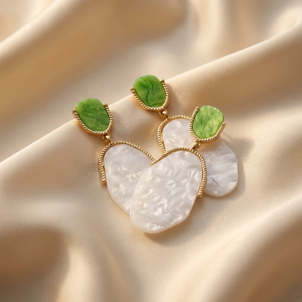 Emerald Tide Earrings