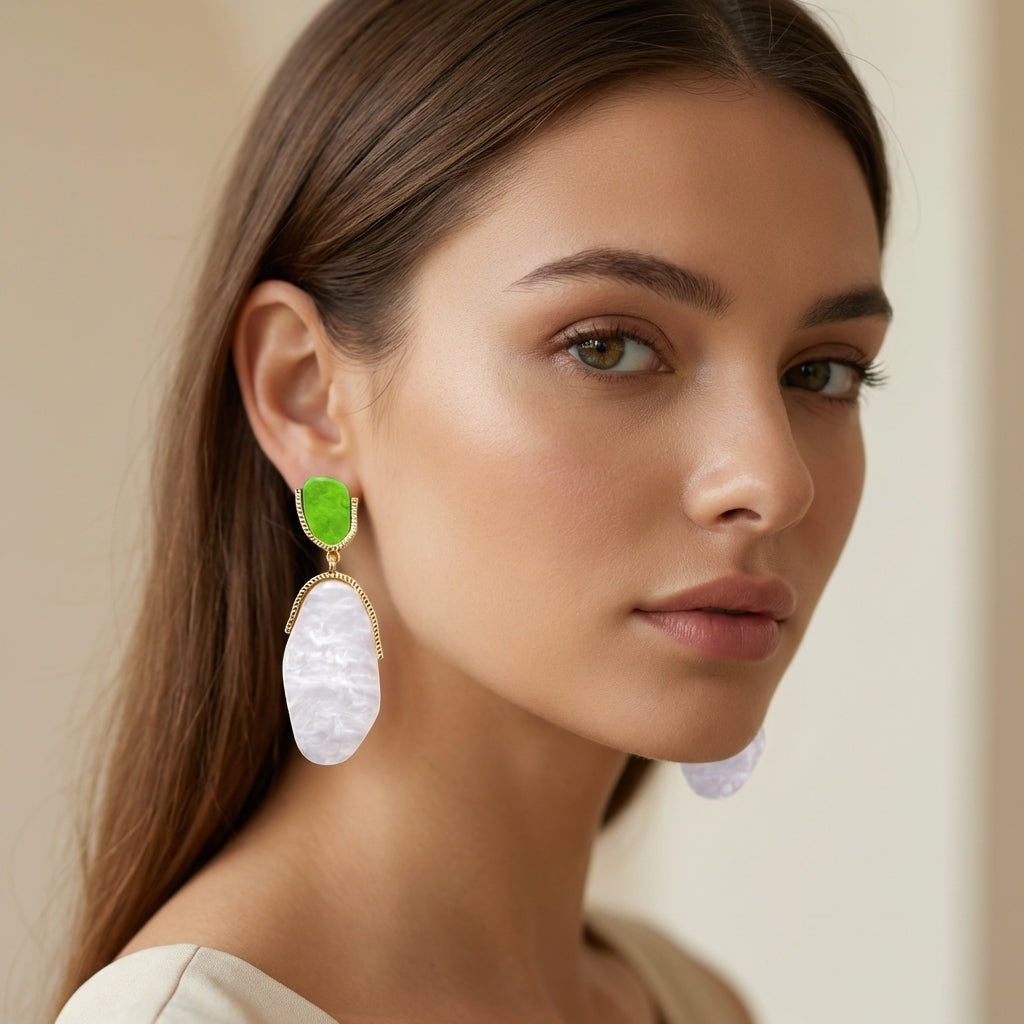 Emerald Tide Earrings