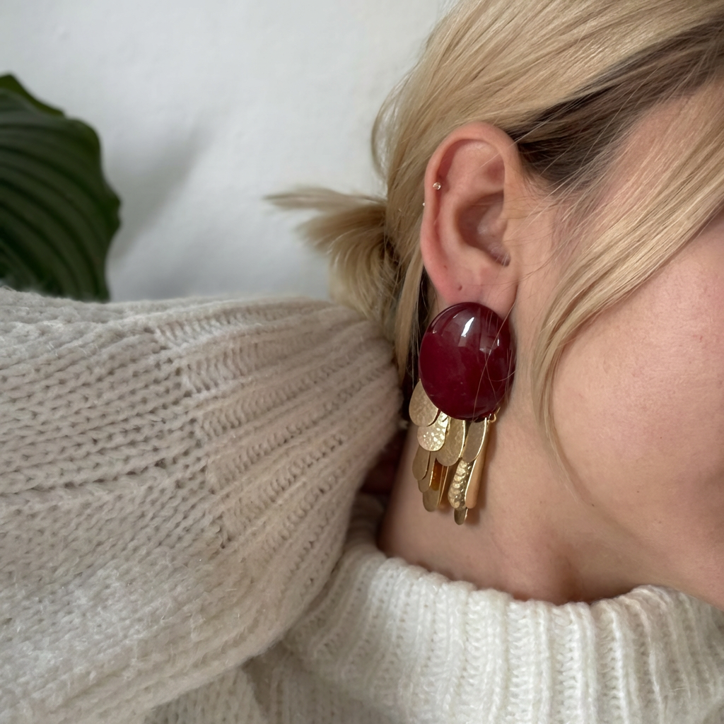Ruby Dominion Earrings