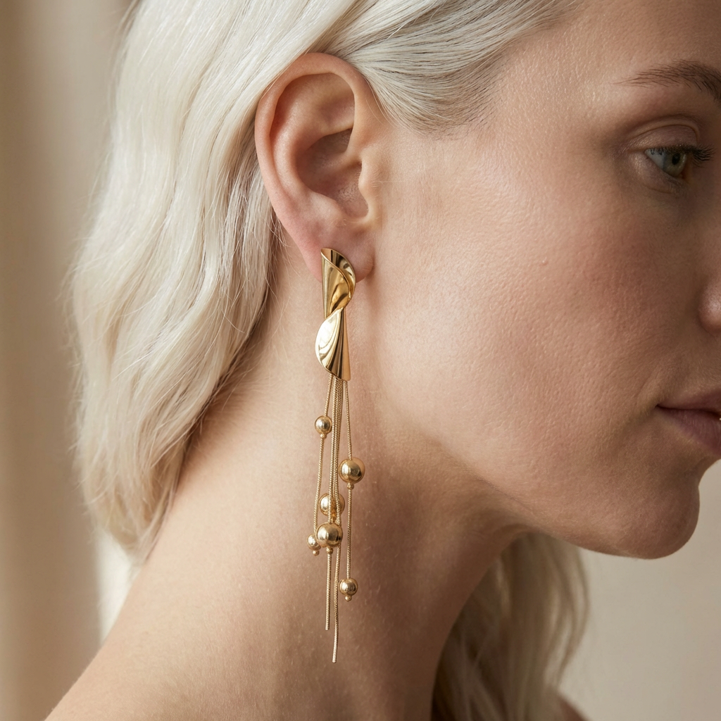 Golden Reverie Earrings
