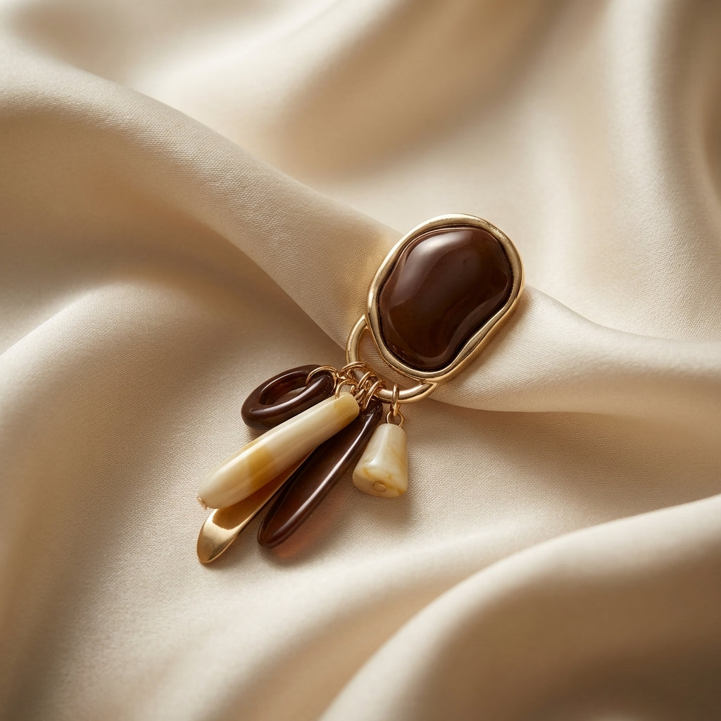Amber Terra Earring