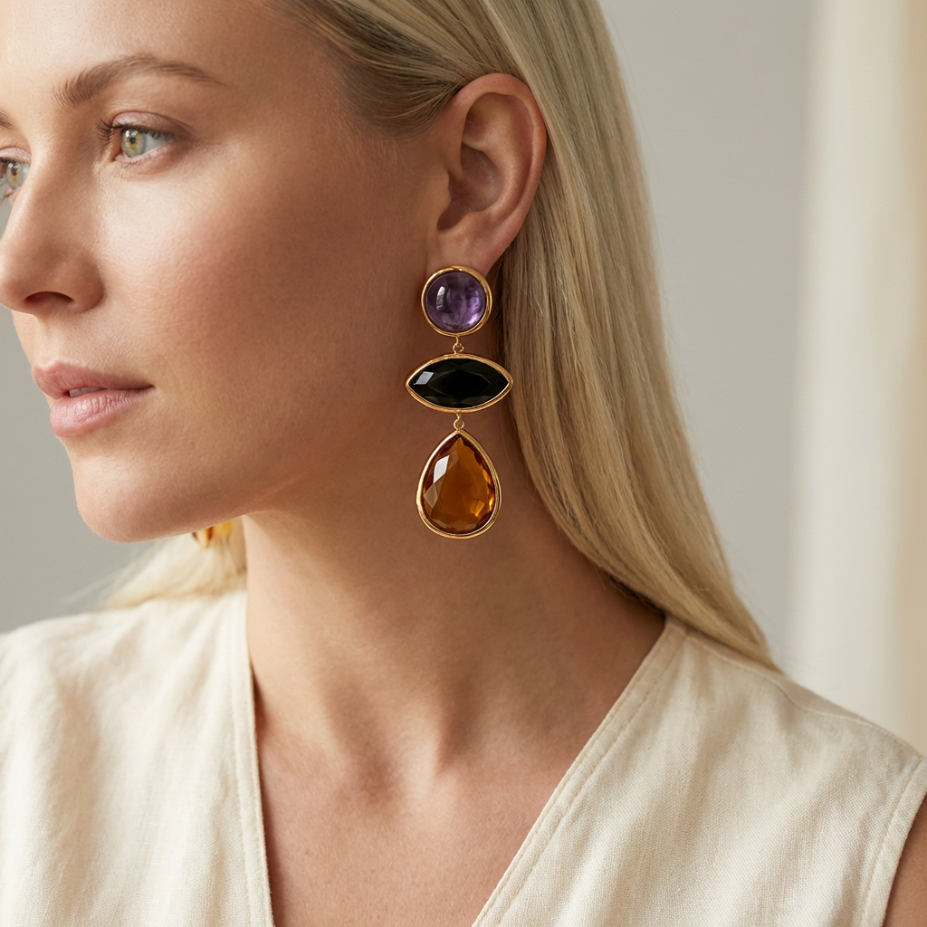 Eclipse Trinity Earrings
