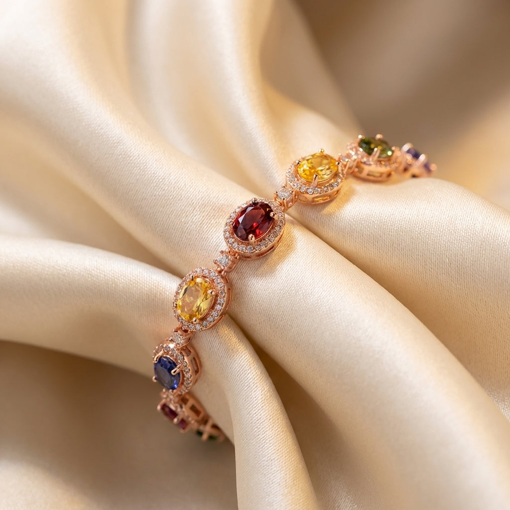 Opulent Halo Bracelet