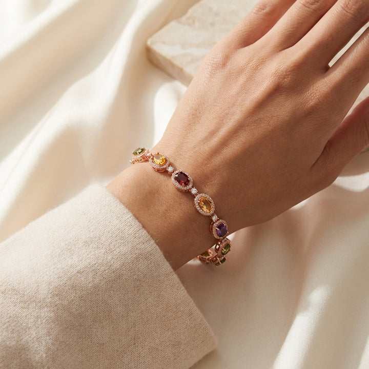Opulent Halo Bracelet