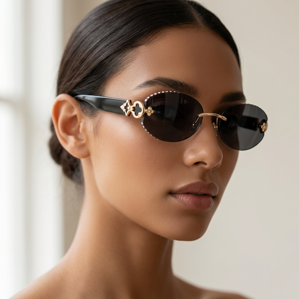 Clover Noir Sunglasses